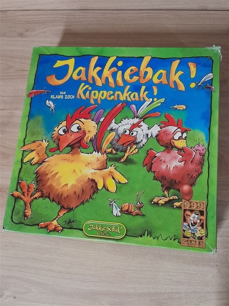 Jakkiebak kippenkak - 999 games - s5418, Verzenden, Zo goed als nieuw