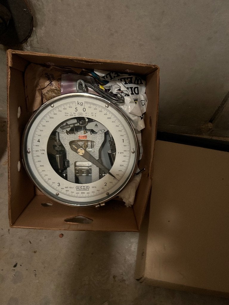 Weegschaal BERKEL hang, Ophalen, Minder dan 10 kg, Analoog, Zo goed als nieuw