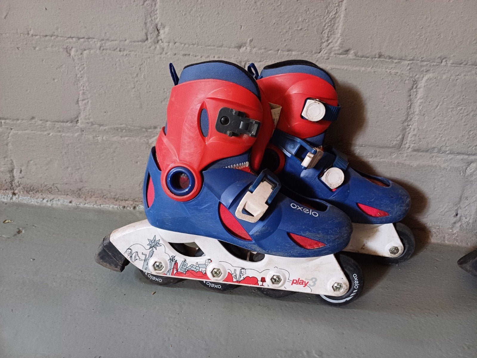 Oxelo Play 3 Inline Skates - Verstelbaar, Overige merken, Kinderen, Ophalen of Verzenden, Inline skates 4 wielen