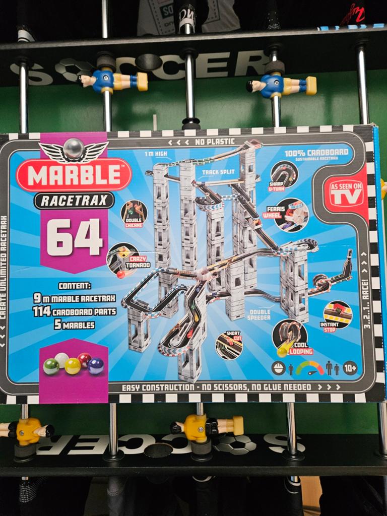 Marble Racetrax 64 knikkerbaan - Nieuw in doos, Ophalen of Verzenden, Nieuw, Overige merken