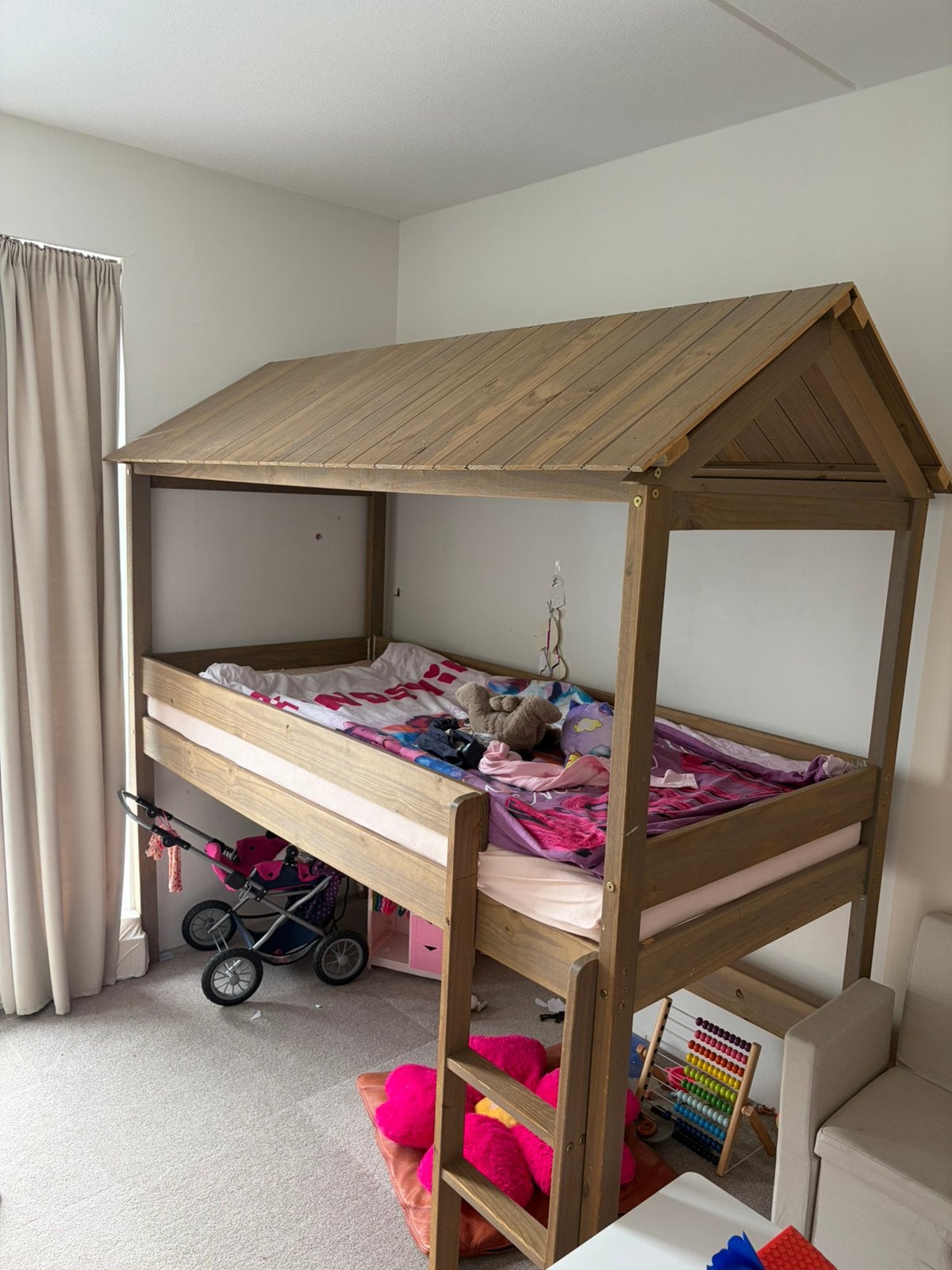 Hut bed matras maat 90x200, Ophalen, Gebruikt, Halfhoogslaper