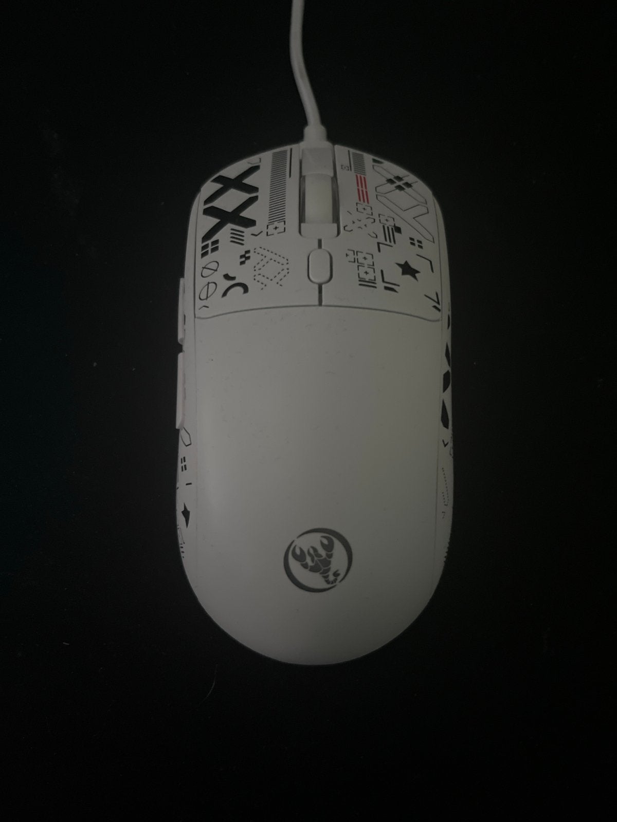 HJKJ T90 Gaming Muis - Draadloos met RGB Verlichting, Computers en Software, Muizen, Muis, Gaming muis, Ophalen of Verzenden, Zo goed als nieuw