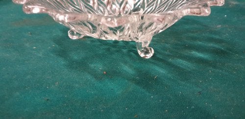bonbonschaaltje op voetjes , van glas, Ophalen of Verzenden, 'T Olde Gre-j, Info@toldegrej.nl, Endepoelstraat 20f Didam