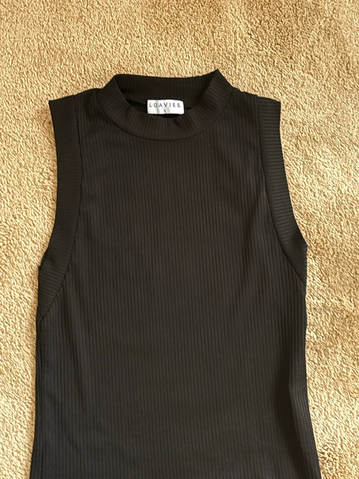 Zwarte cropped top van Loavies maat S, Zwart, Ophalen of Verzenden, Gedragen, Maat 36 (S)