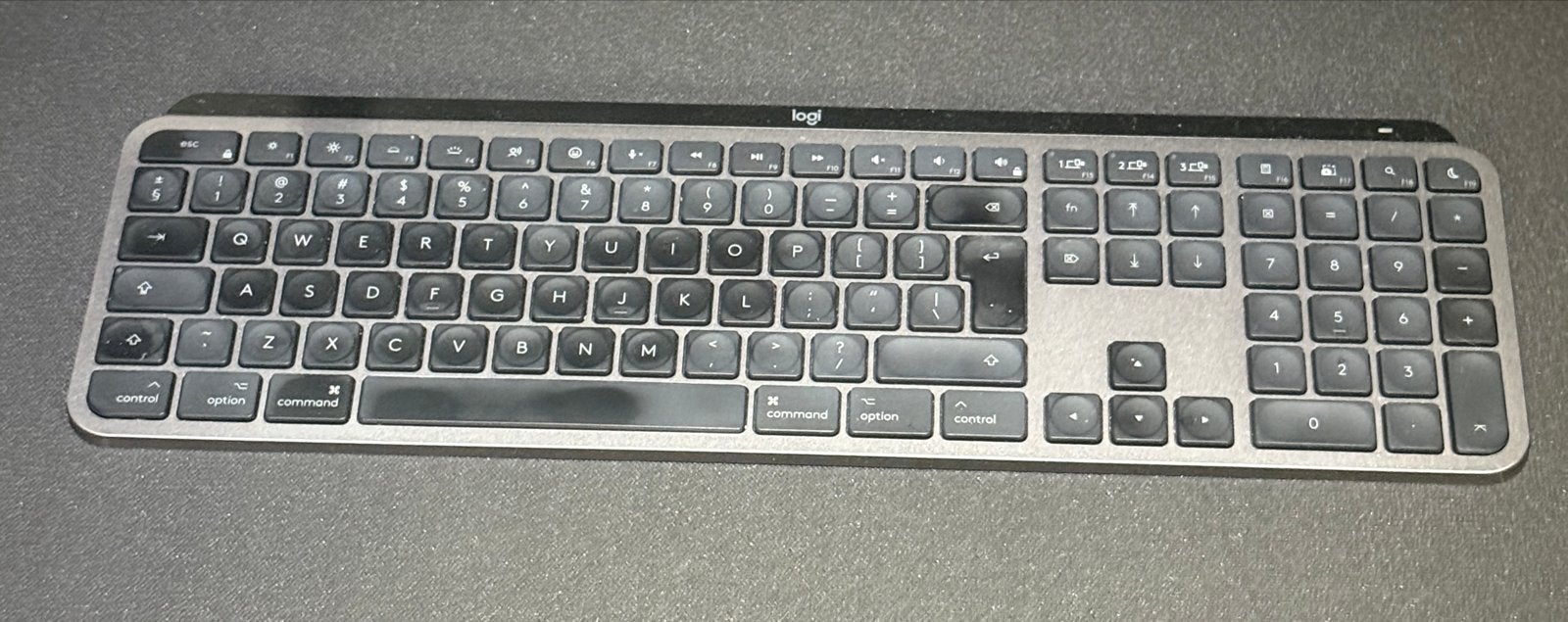 Logitech MX Keys S - gebruikt, maar technisch 100% in orde, Computers en Software, Gebruikt, Draadloze ontvanger, Ophalen of Verzenden