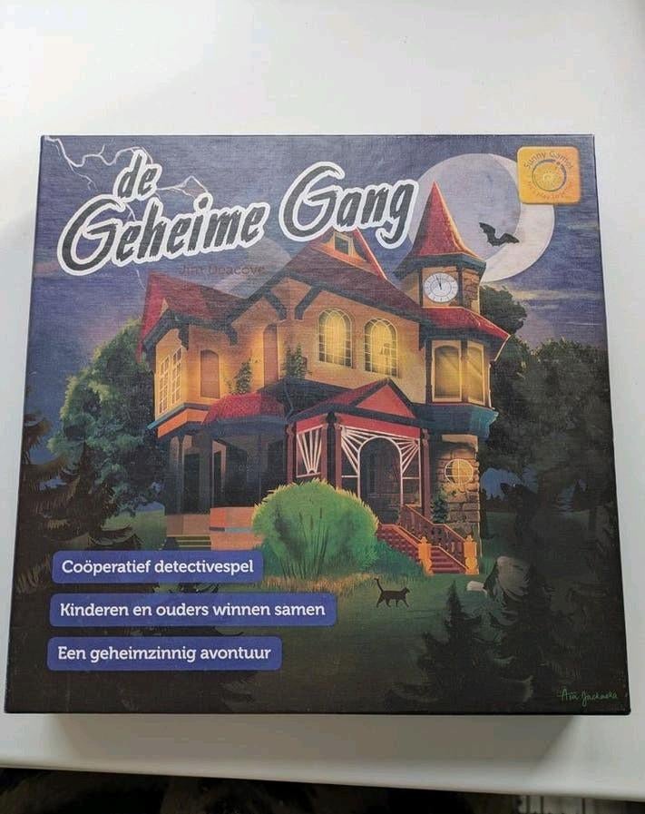 Sunny Games: De Geheime Gang - Coöperatief Detectivespel, Drie of vier spelers, Ophalen of Verzenden, Zo goed als nieuw, Sunny Games