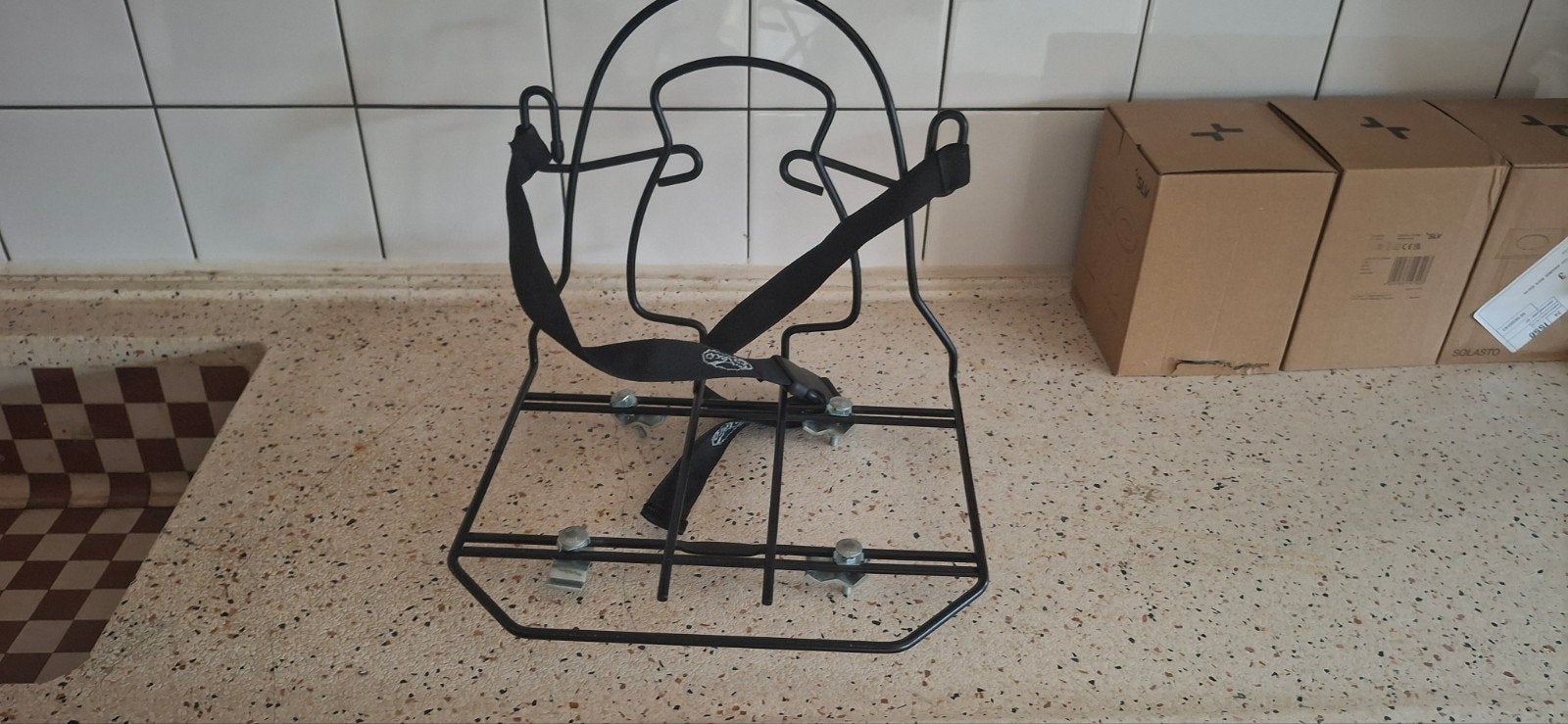 Fietsenrek, Ophalen