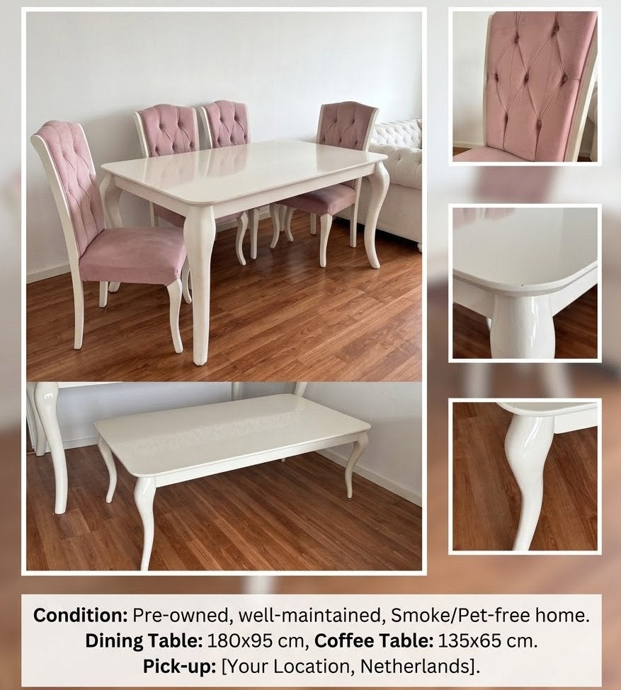 Furniture set+ coffee table, Ophalen, Zo goed als nieuw, Poppenhuis