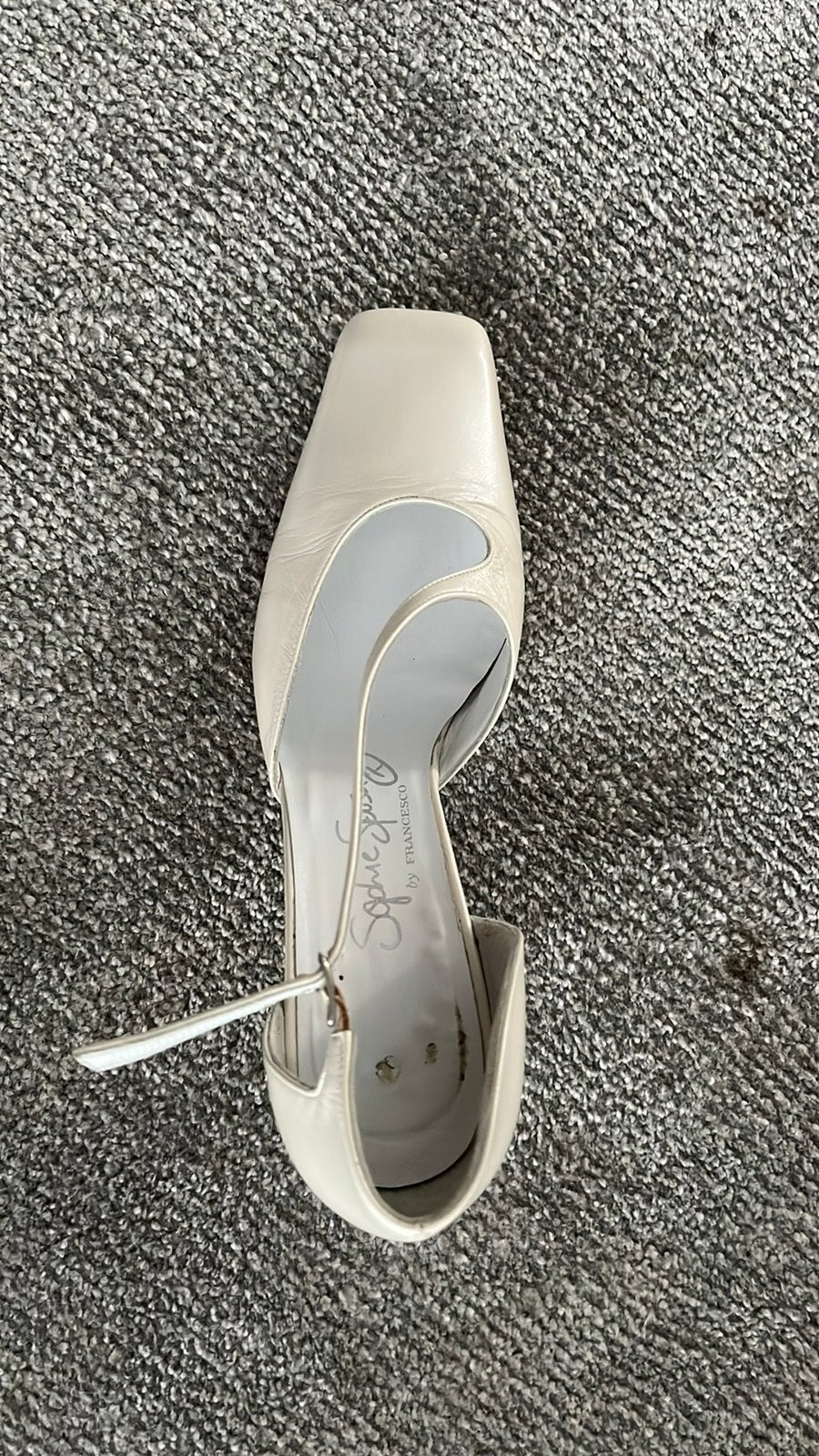 Trouwschoenen merk sophie sposa, Ophalen of Verzenden, Zo goed als nieuw, Beige, Schoenen