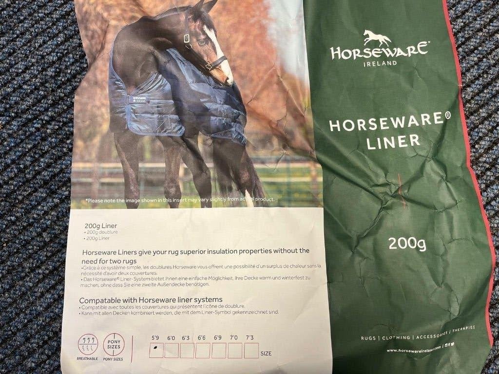 HORSEWARE onderdeken, Ophalen, Cob (M), 200 g, Zo goed als nieuw