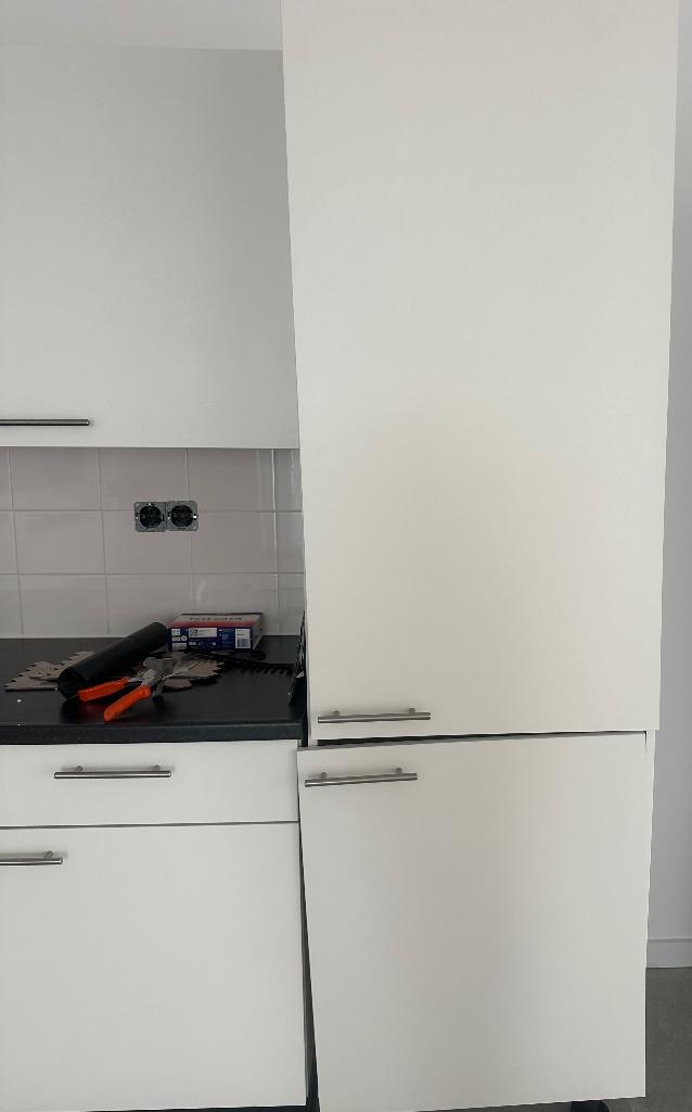 Bruynzeel ombouwkast koelkast, Ophalen, Wit, Nieuw, 50 tot 100 cm