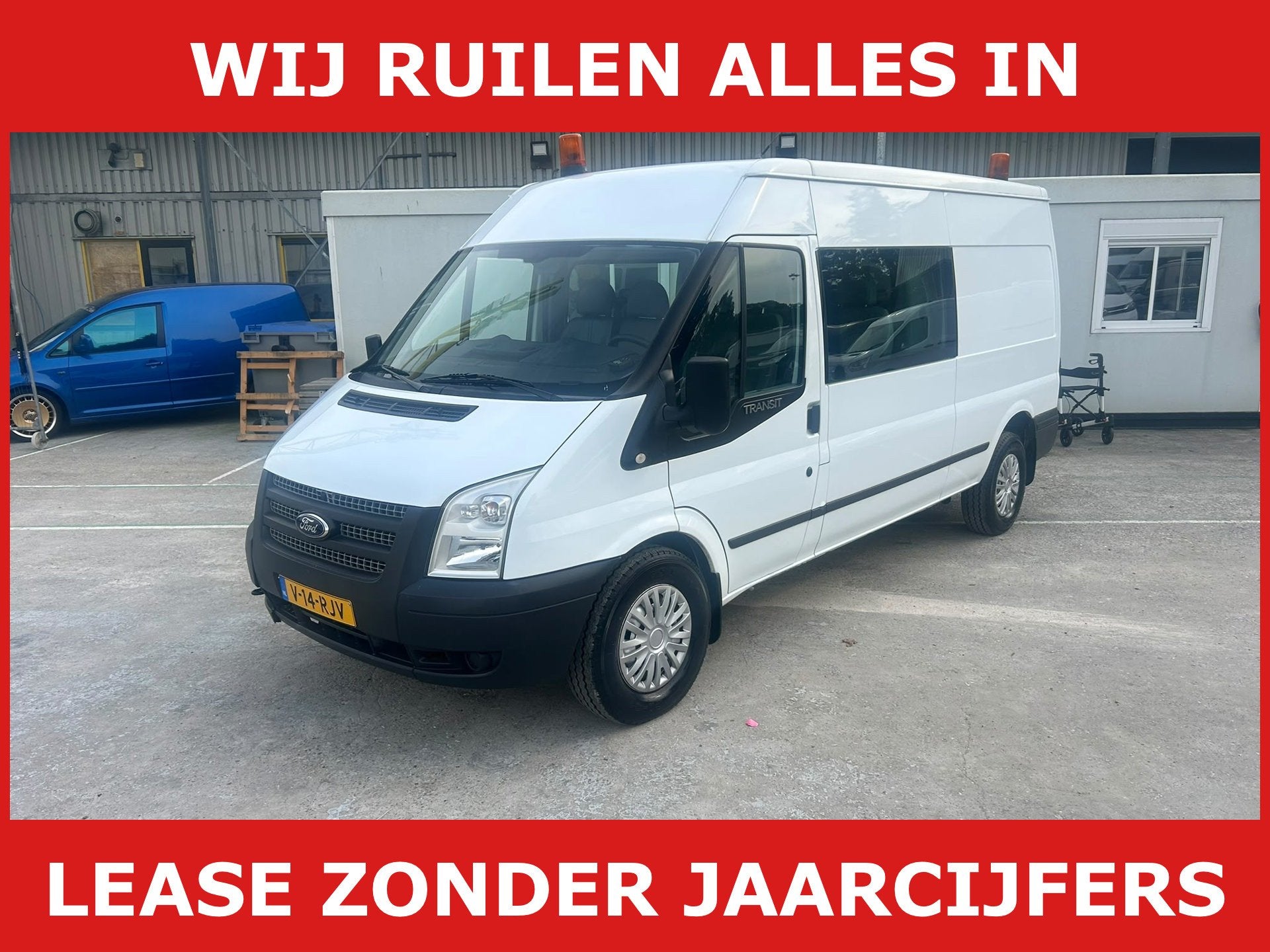 Ford Transit 350 2.0 TDCI l3 h3 dubbel cab 78175 km, Dealer onderhouden, Gebruikt, Zwart, 2800 kg
