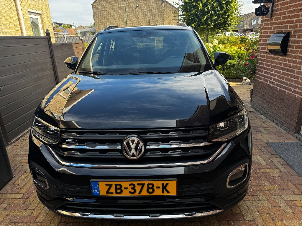 Volkswagen T-Cross 1.0 TSI 115pk 7-DSG 2019 Zwart, Auto's, Euro 6, USB, Zwart, Origineel Nederlands