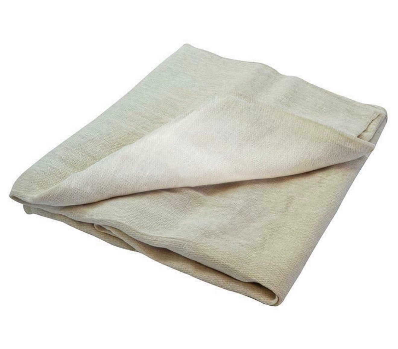 Partij 10X Katoenen stof stofblad meubels afdekken doek 3.6M, 120 cm of meer, Beige, Ophalen of Verzenden, Katoen