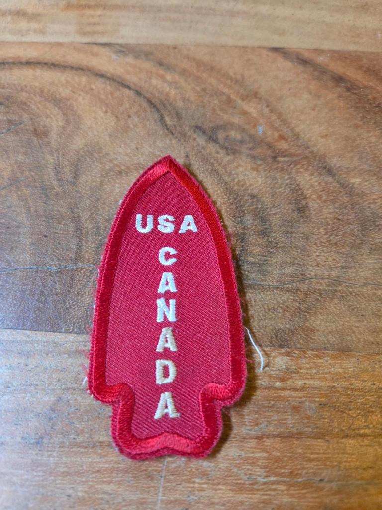 Wo2 first special service patch, Verzamelen, Militaria | Tweede Wereldoorlog, Ophalen of Verzenden, Landmacht, Amerika, Embleem of Badge