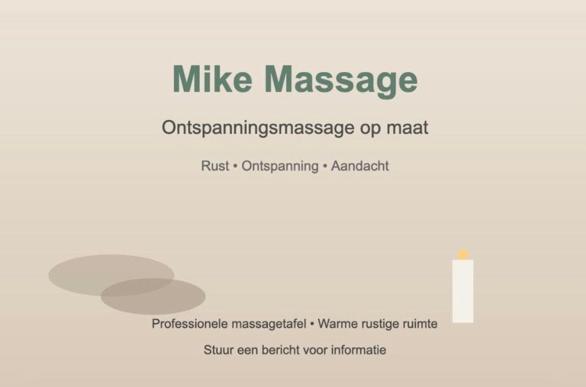 Heerlijke ontspannen massage voor de vrouw.