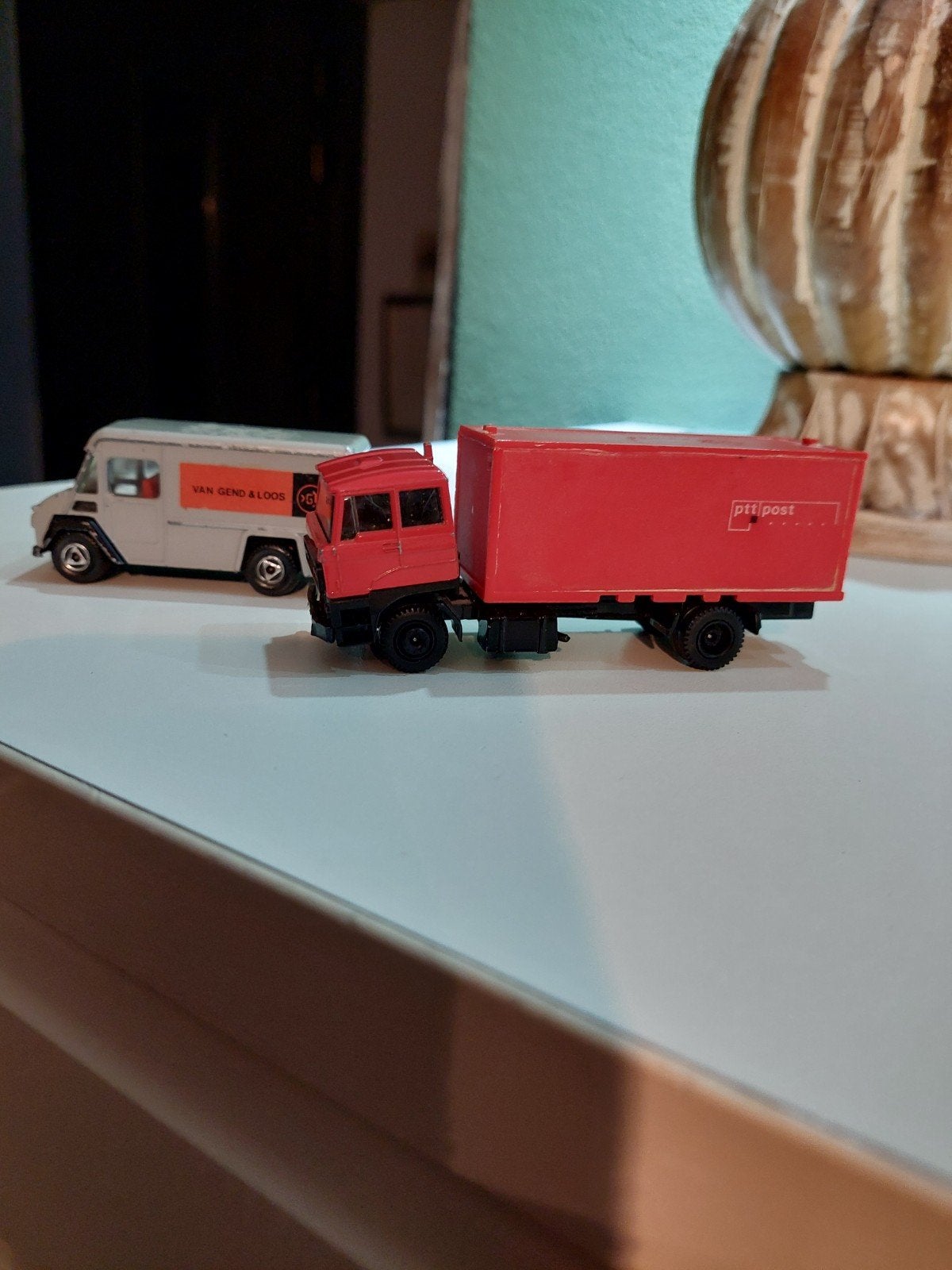 2 EFSI HOLLAND MODELLEN VAN GEND EN  LOOS & PTT POST., Ophalen of Verzenden, Zo goed als nieuw, Bus of Vrachtwagen