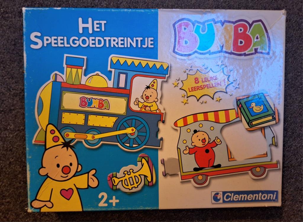Bumba Het Speelgoedtreintje - Clementoni (2+ jaar), Ophalen of Verzenden, Gebruikt, Bouwen