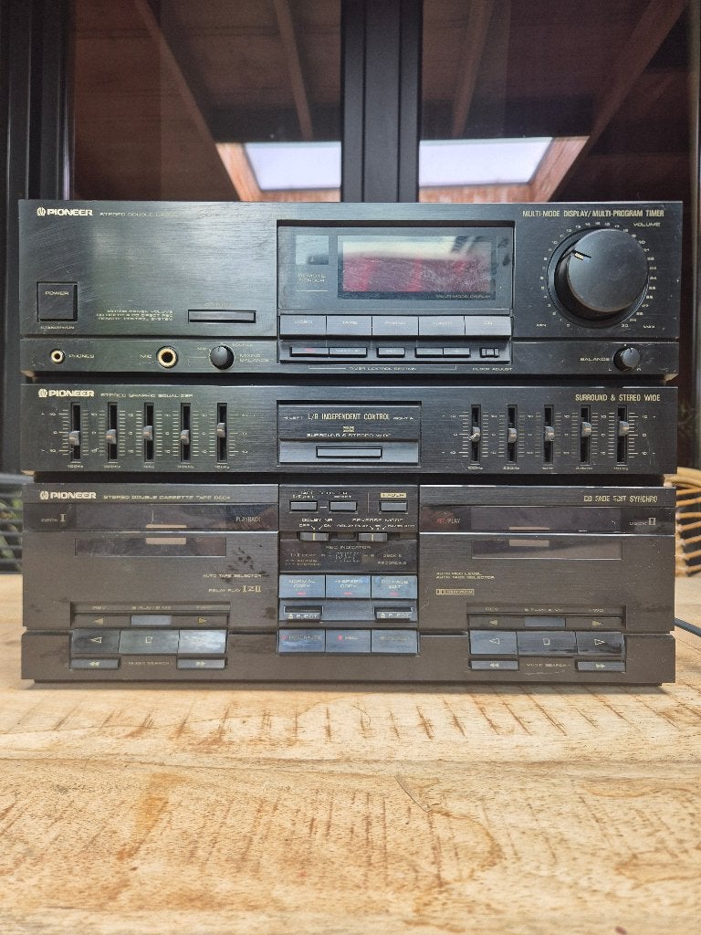 Pioneer Stereo Double Casette Tape Deck Amplifier DC-Z81, Audio, Tv en Foto, Ophalen of Verzenden, Dubbel, Overige merken