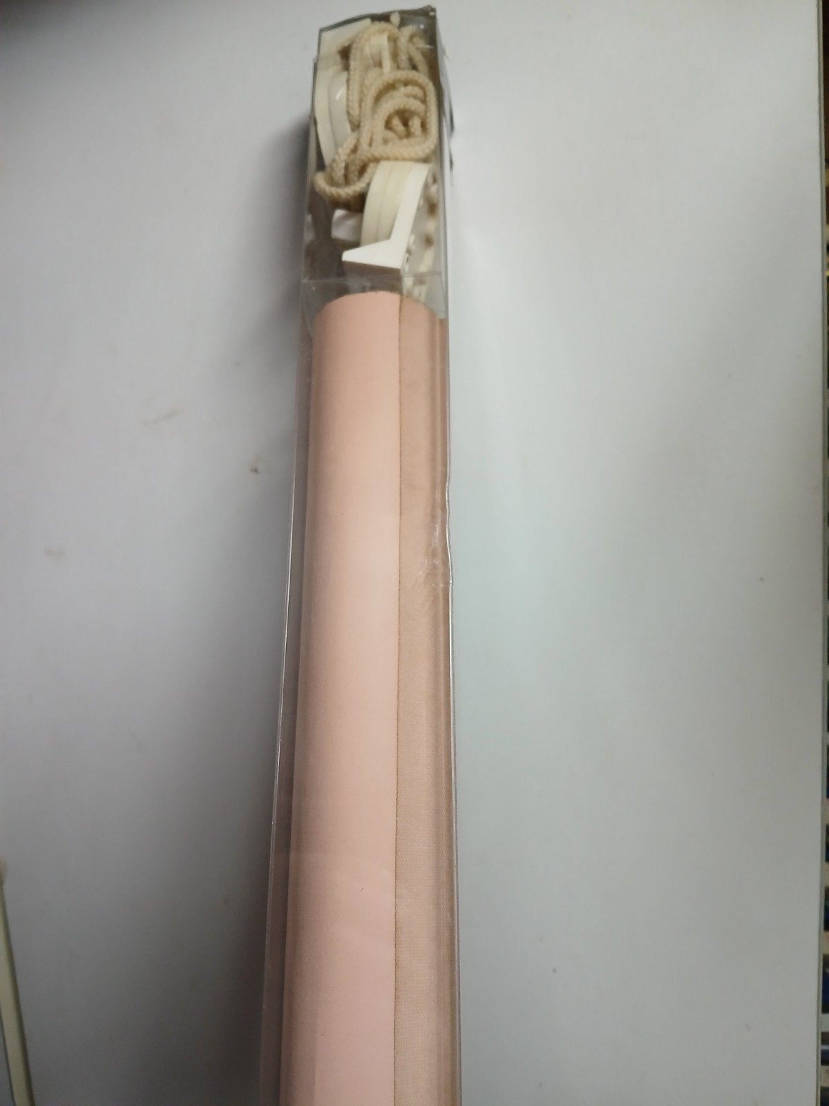 rolgordijn  beige/rose, Ophalen, Gebruikt, Rolgordijn, Verduisterend