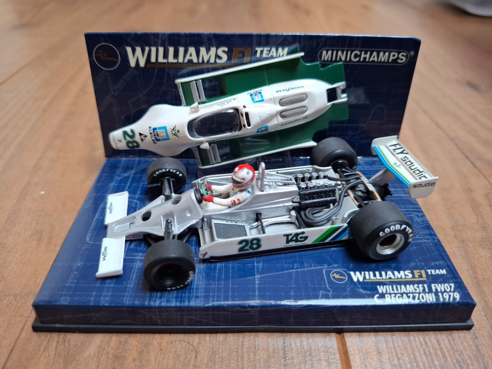 Uniek Minichamps Williams F1 FW07 C. Regazzoni 1979, Hobby en Vrije tijd, Ophalen of Verzenden, Nieuw, Auto, Overige merken