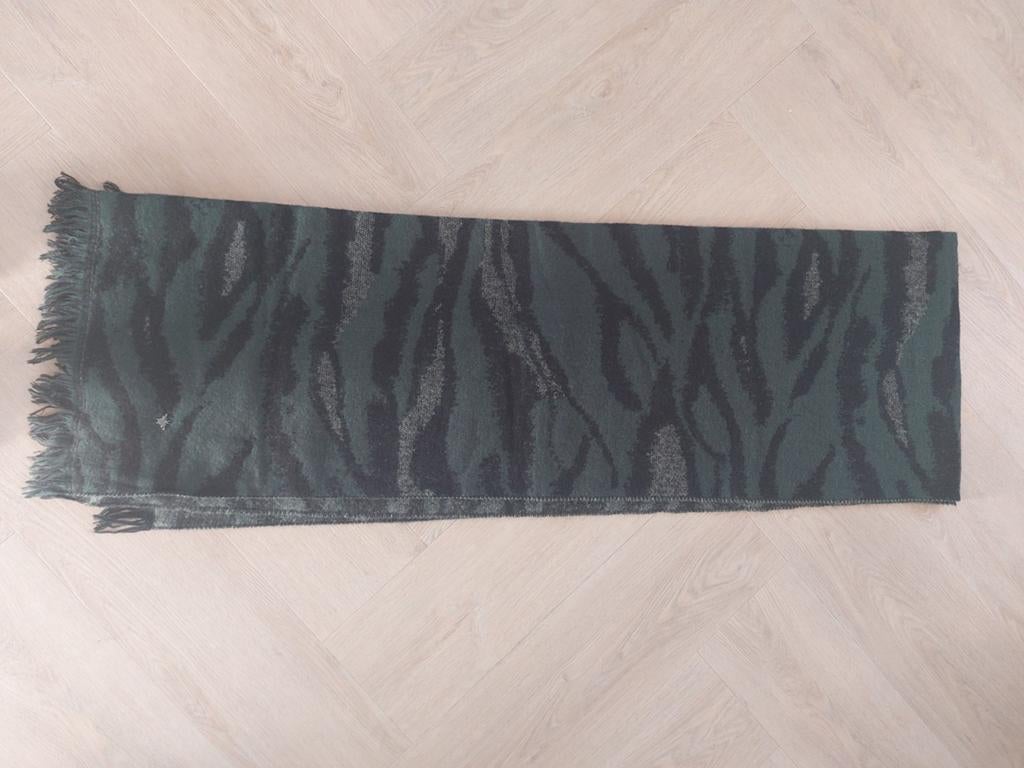 Sjaal groen/zwart van Eksept (Shoeby), Kleding | Dames, Mutsen, Sjaals en Handschoenen, Maat 46/48 (XL) of groter, Ophalen of Verzenden