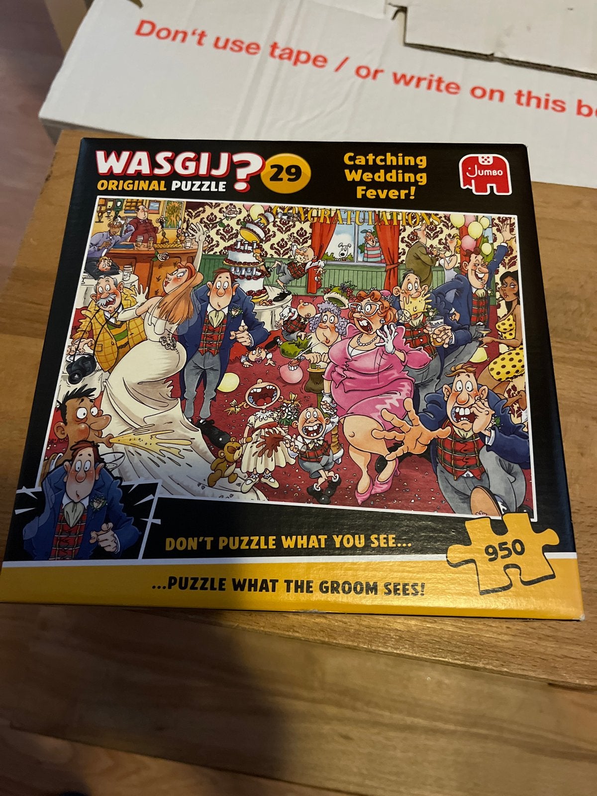 Wasgij? Original 29: Catching Wedding Fever! 950 stukjes, Ophalen, 500 t/m 1500 stukjes, Zo goed als nieuw, Legpuzzel
