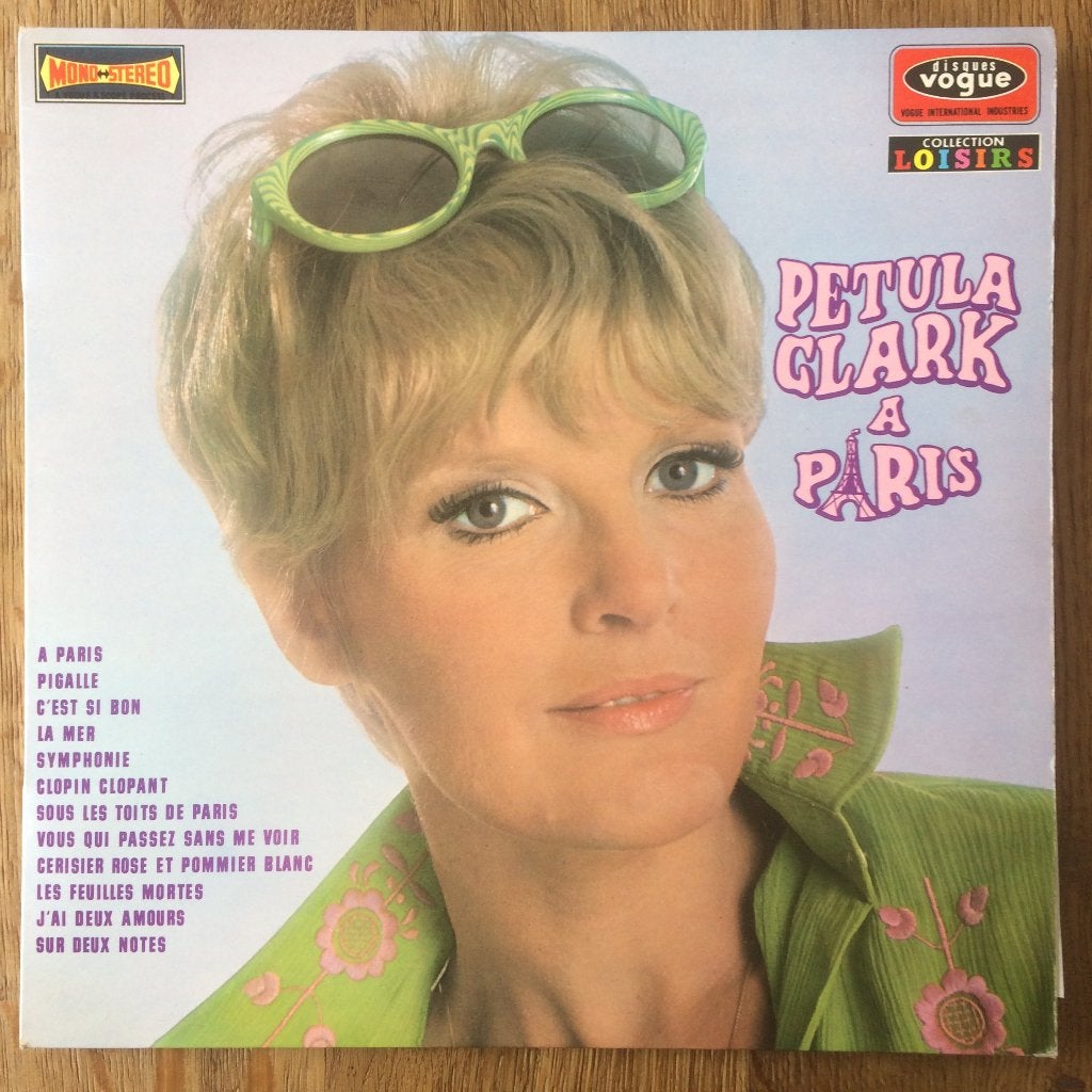 Petula Clark A Paris France sung in french 1967 60s Pigalle, LP, Pop, Ophalen of Verzenden, 12 inch
