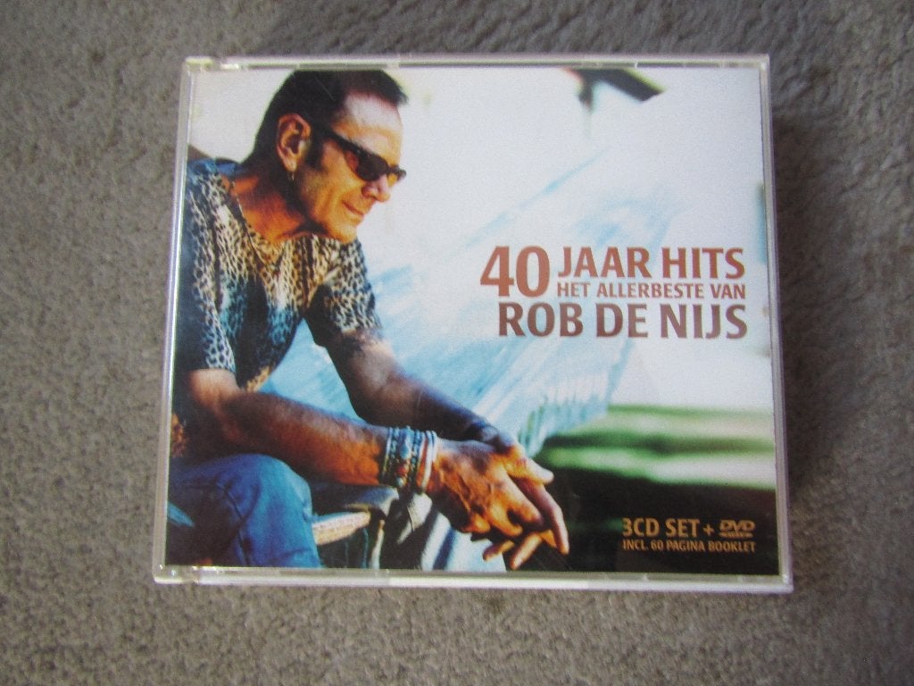 CDbox: Rob de Nijs - 40 jaar hits (3 Cd + 1 DVD), Gebruikt, Boxset, Ophalen of Verzenden, Levenslied of Smartlap