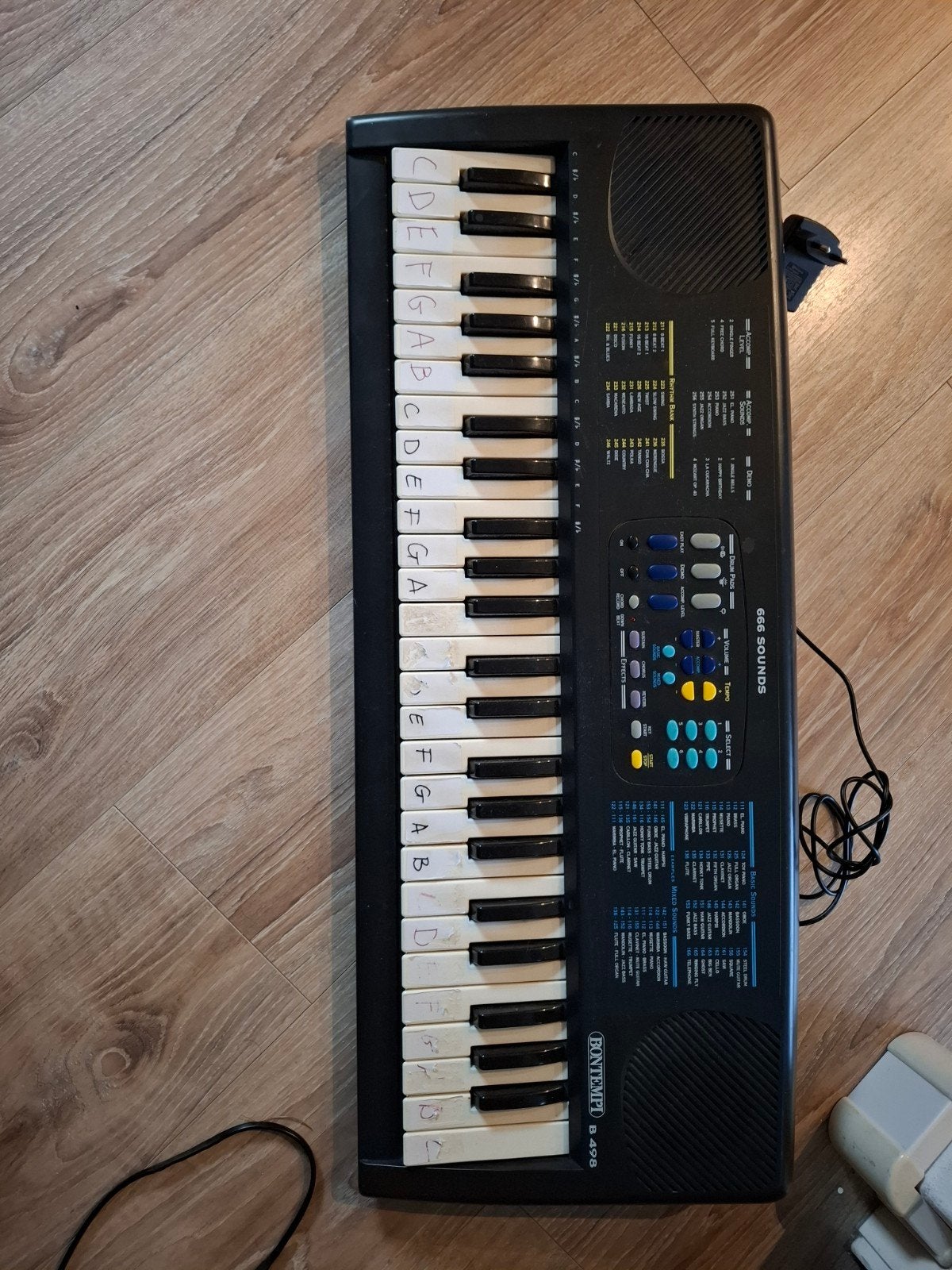 Keyboard Bontempi B 498  - Ideaal voor beginners, Muziek en Instrumenten, Ophalen, Gebruikt, 49 toetsen, Overige merken