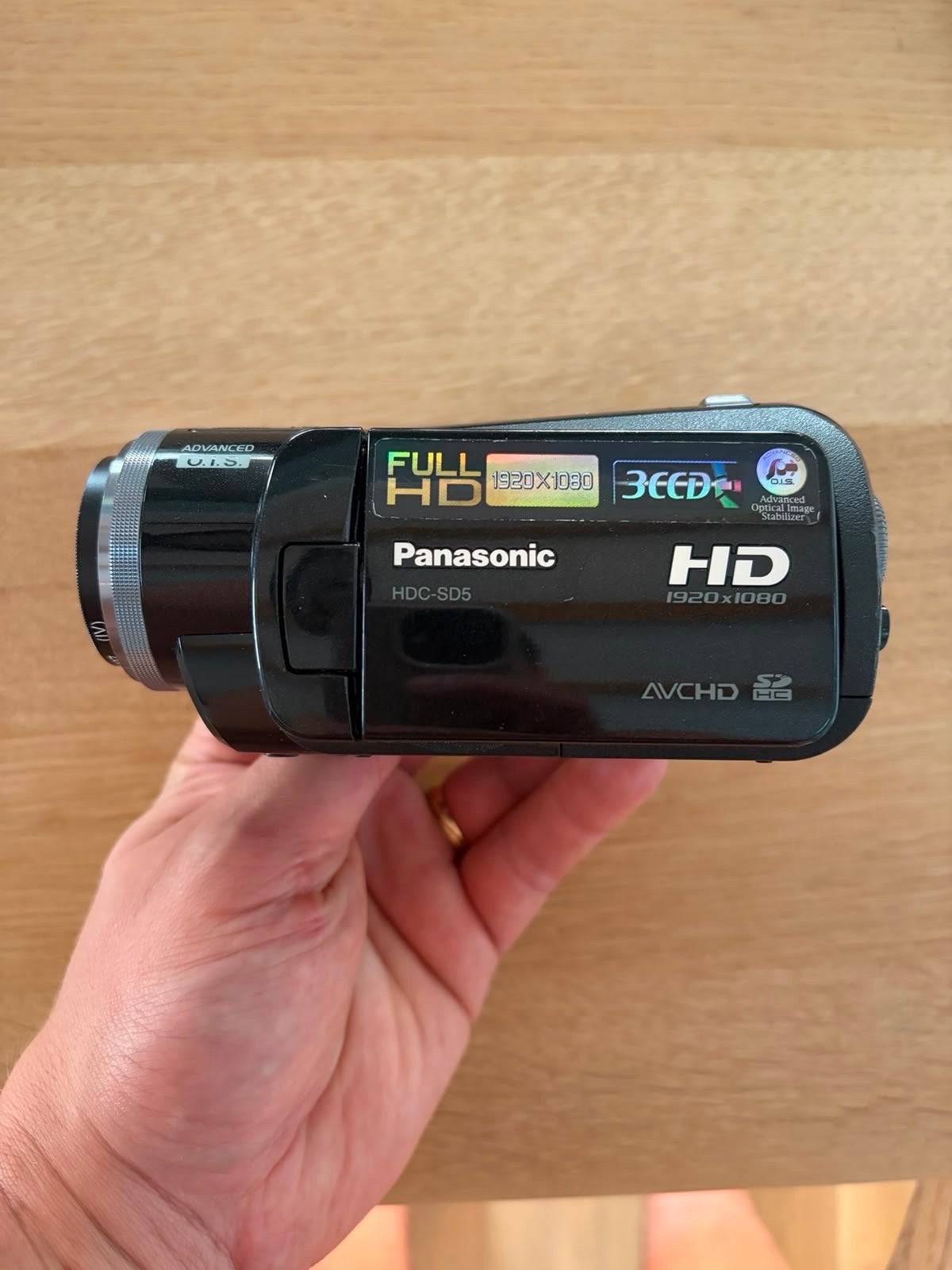 Panasonic HDC-SD5 Full HD Camcorder met accessoires, Ophalen, Full HD, Gebruikt, Panasonic