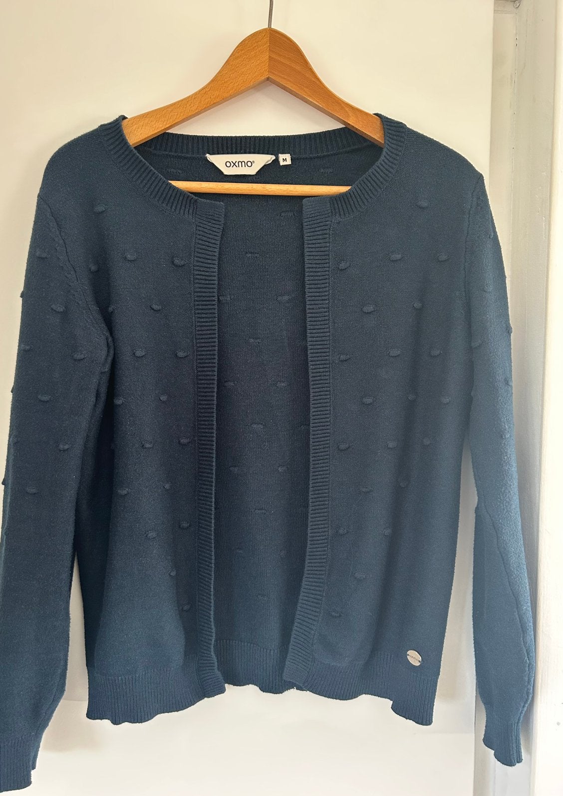 Mooi blauw vest van OXMO - Zo goed als nieuw, Kleding | Dames, Ophalen of Verzenden, Zo goed als nieuw, Blauw