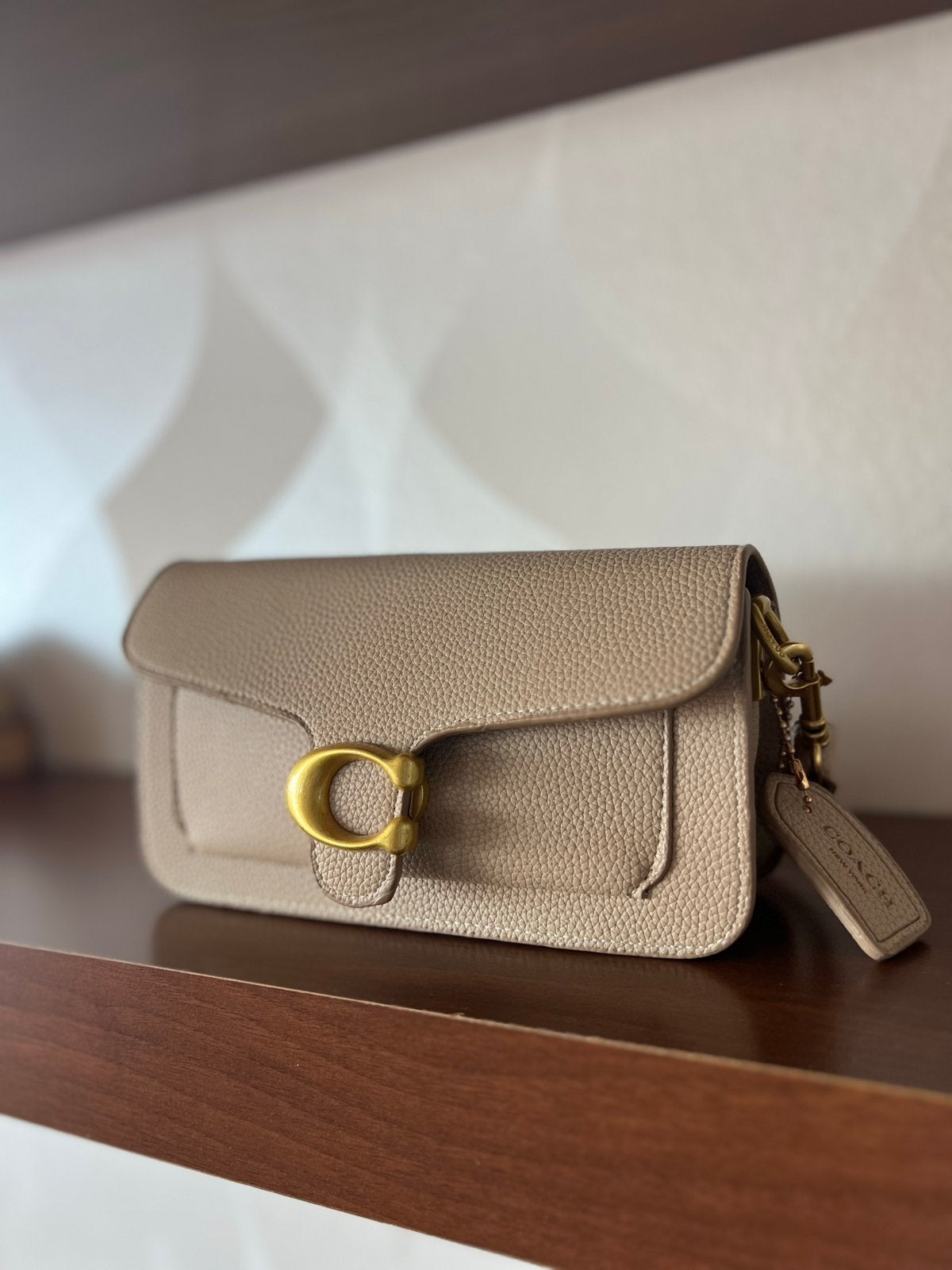 Coach Pillow Tabby Schoudertasje Beige, Ophalen of Verzenden, Nieuw, Beige, Schoudertasje