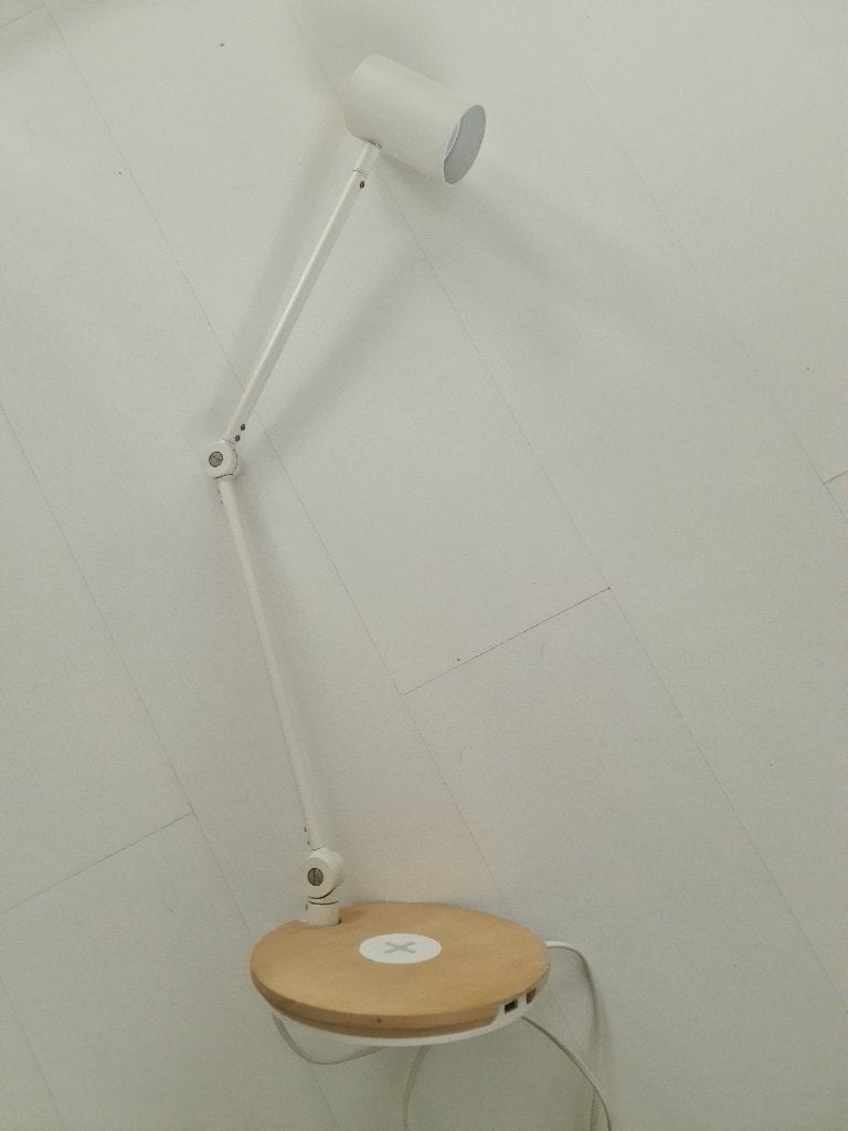 Ikea bureaulamp met oplader, Ophalen, Gebruikt, Modern, Minder dan 50 cm