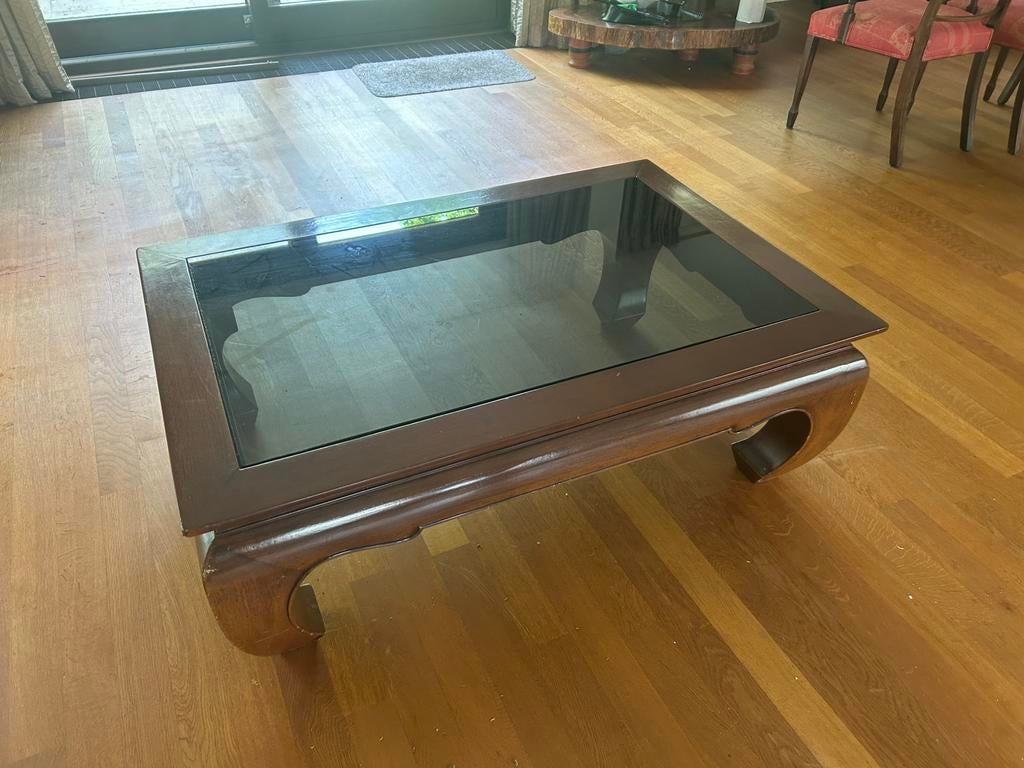 Salon tafel, Huis en Inrichting, Tafels | Salontafels, Ophalen, 100 tot 150 cm, 50 tot 100 cm, Zo goed als nieuw