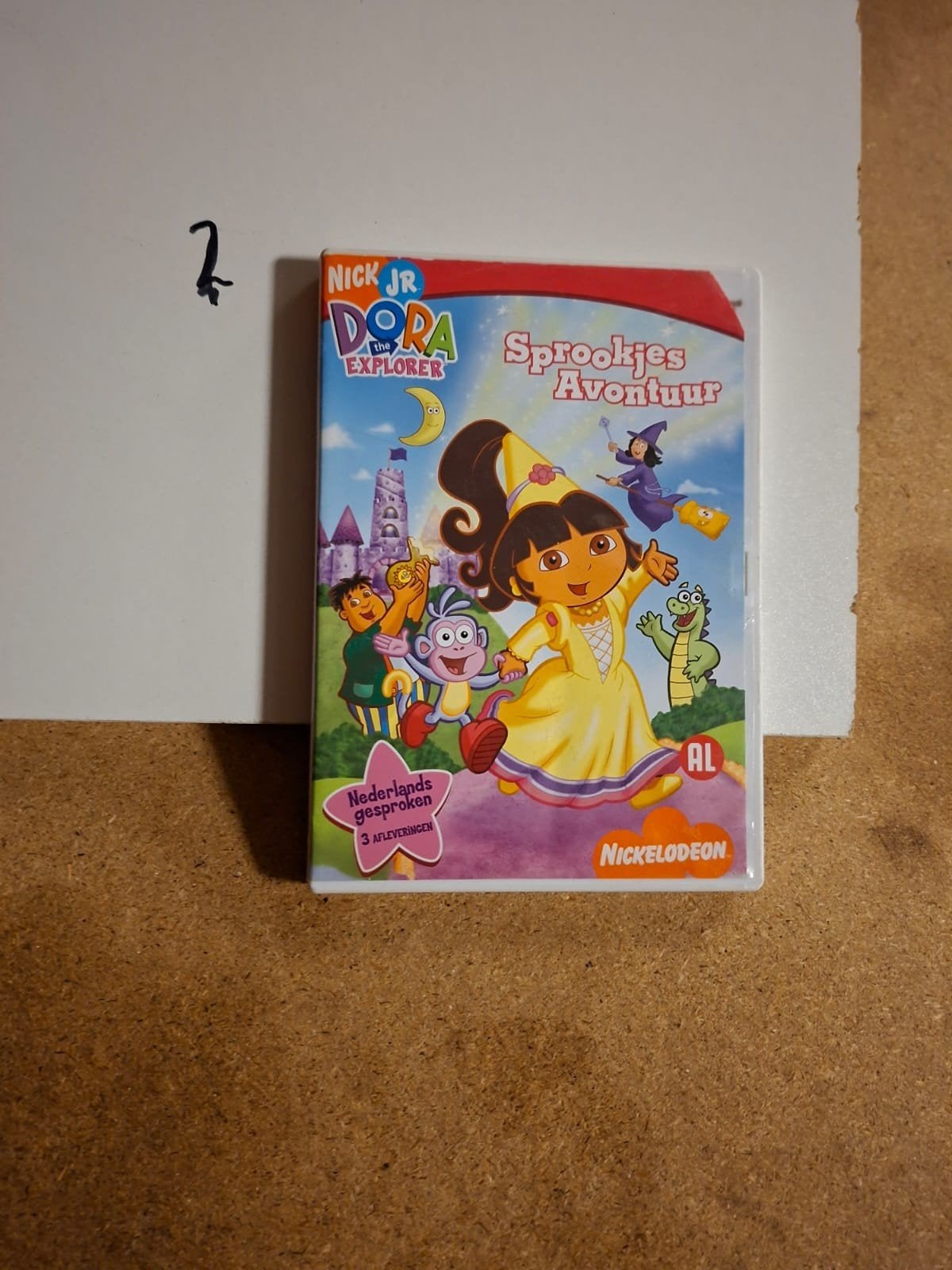 Dora the Explorer: Sprookjes Avontuur DVD (Nederlands), Gebruikt, Alle leeftijden, Tv-serie, Sprookjes