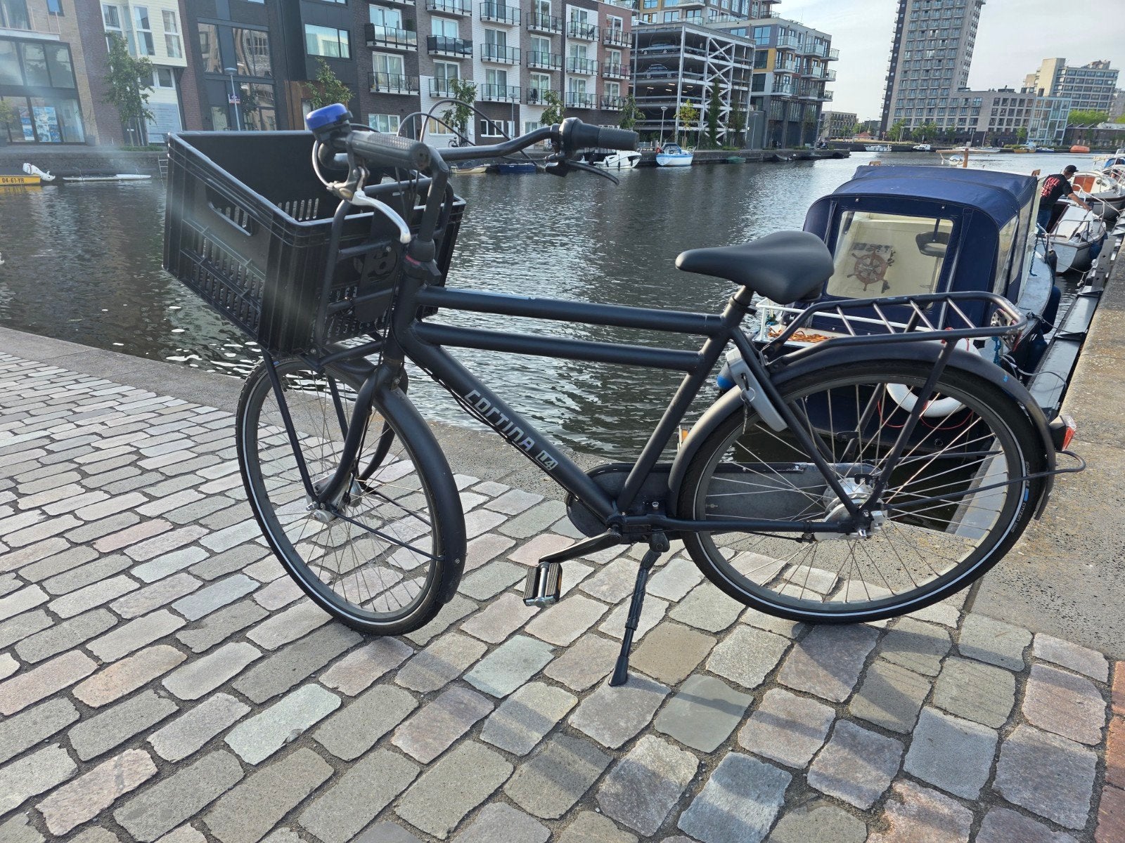 Cortina U4 Transportfiets 28 inch, Fietsen en Brommers, Fietsen | Dames | Damesfietsen, Overige merken, Terugtraprem, Versnellingen