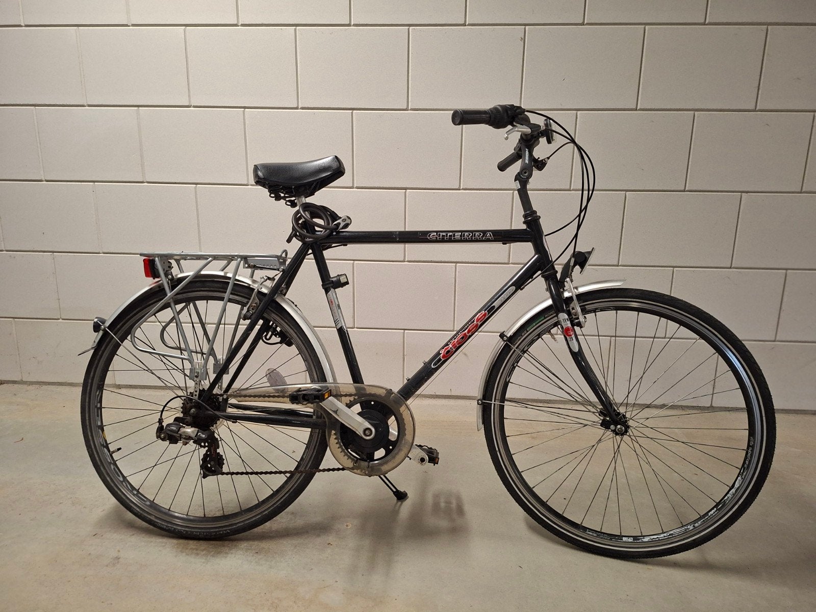 Citerra Herenfiets 28 inch, 6 versnellingen Shimano, Gebruikt, Velgrem, Versnellingen, 53 tot 57 cm
