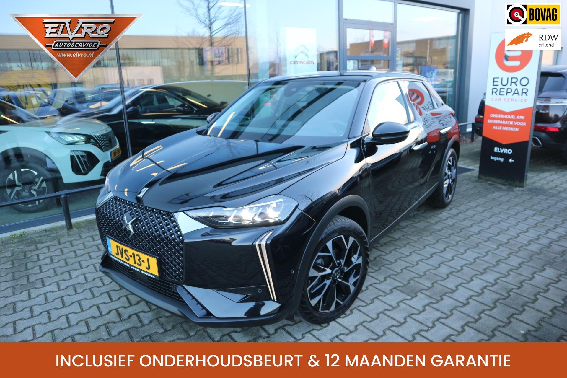DS 3 1.2 PureTech Opéra AUTOMAAT NAVI 360 CAMERA LEDER MASS, Auto's, Gebruikt, 1199 cc, Zwart, Leder