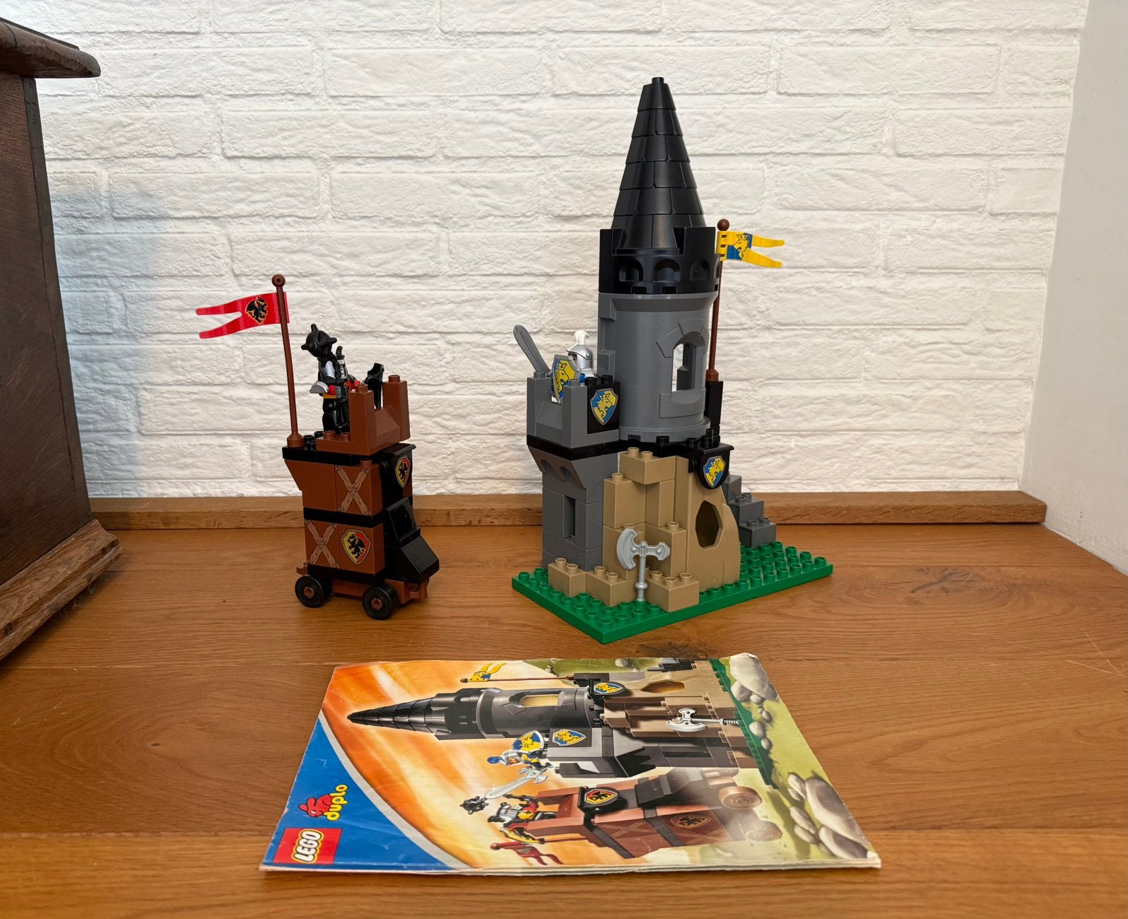 Vintage Lego Duplo 4779 Verdedigingstoren., Ophalen of Verzenden, Gebruikt