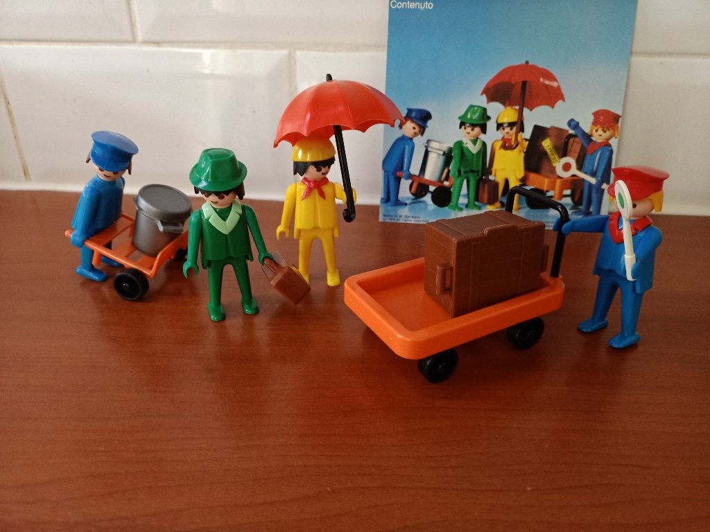 Playmobil 3271 reizigers - vintage, Ophalen, Gebruikt, Complete set