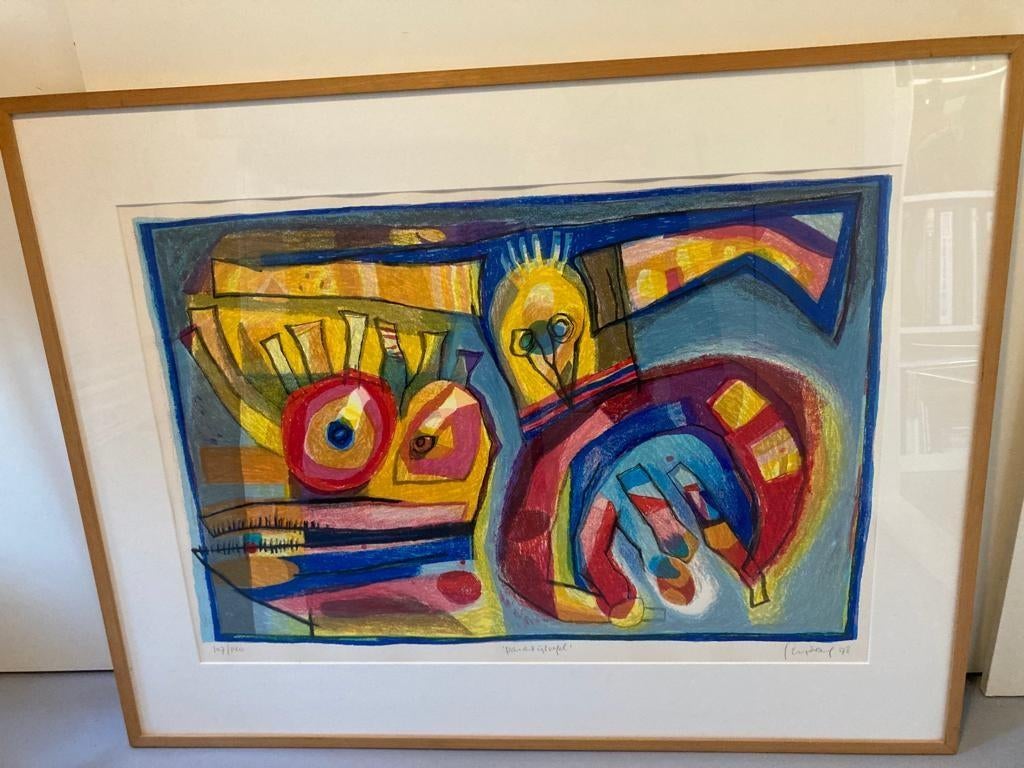 Geert vrijdag Paradijsvogel zeefdruk, Ophalen of Verzenden