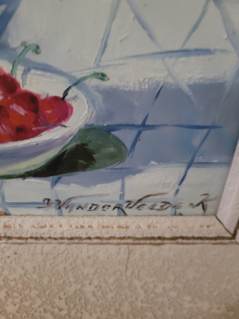 Vintage olieverf schilderij foto 1 t/m 7 op=opruiming, Antiek en Kunst, Kunst | Schilderijen | Klassiek, Doek, Stilleven, Ophalen of Verzenden