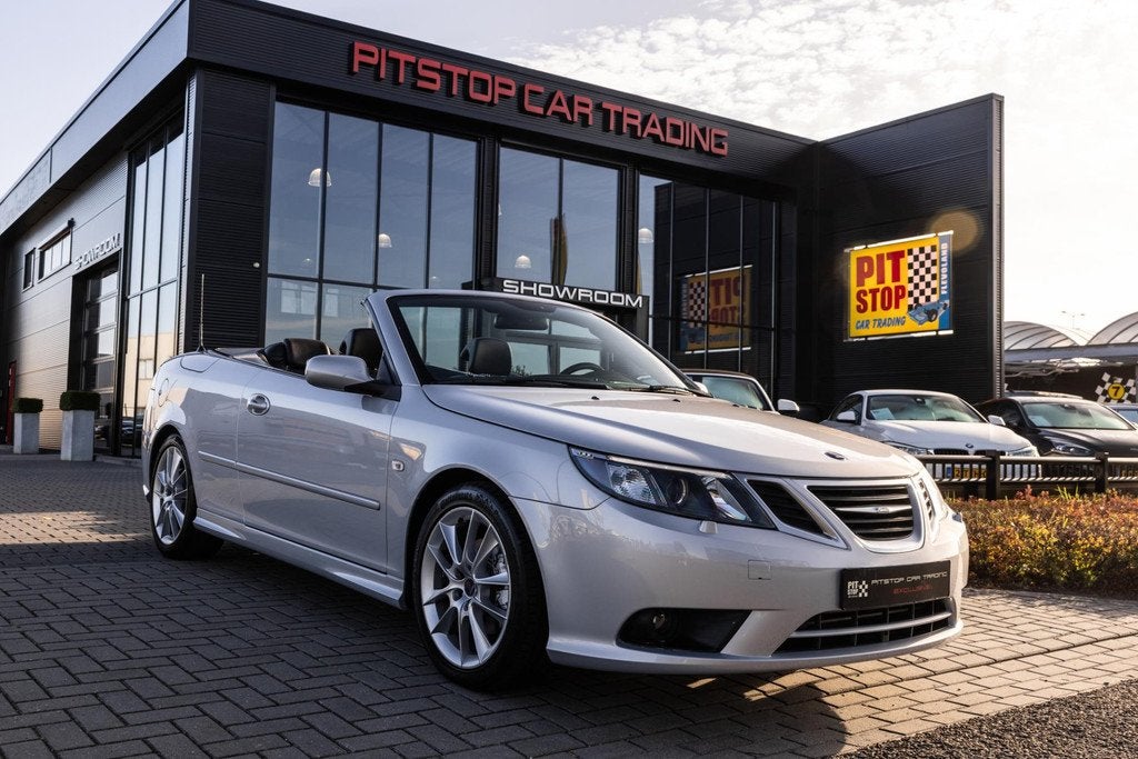Saab 9-3 Cabrio 2.0 T Vector Spring Edition, Memory, 230pk H, Auto's, Saab, 1998 cc, Gebruikt, Zwart, Cabriolet