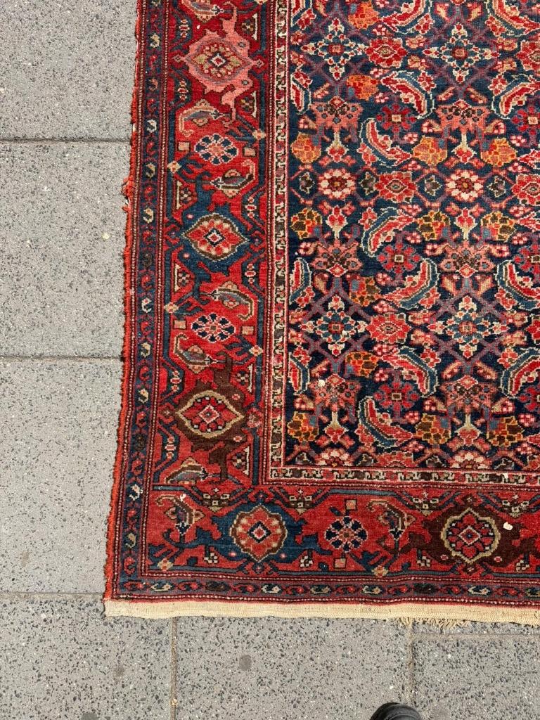 Uniek volledig Perzische Malayer tapijt – 200 x 122 cm, Wol, Ophalen of Verzenden, Zo goed als nieuw, NA