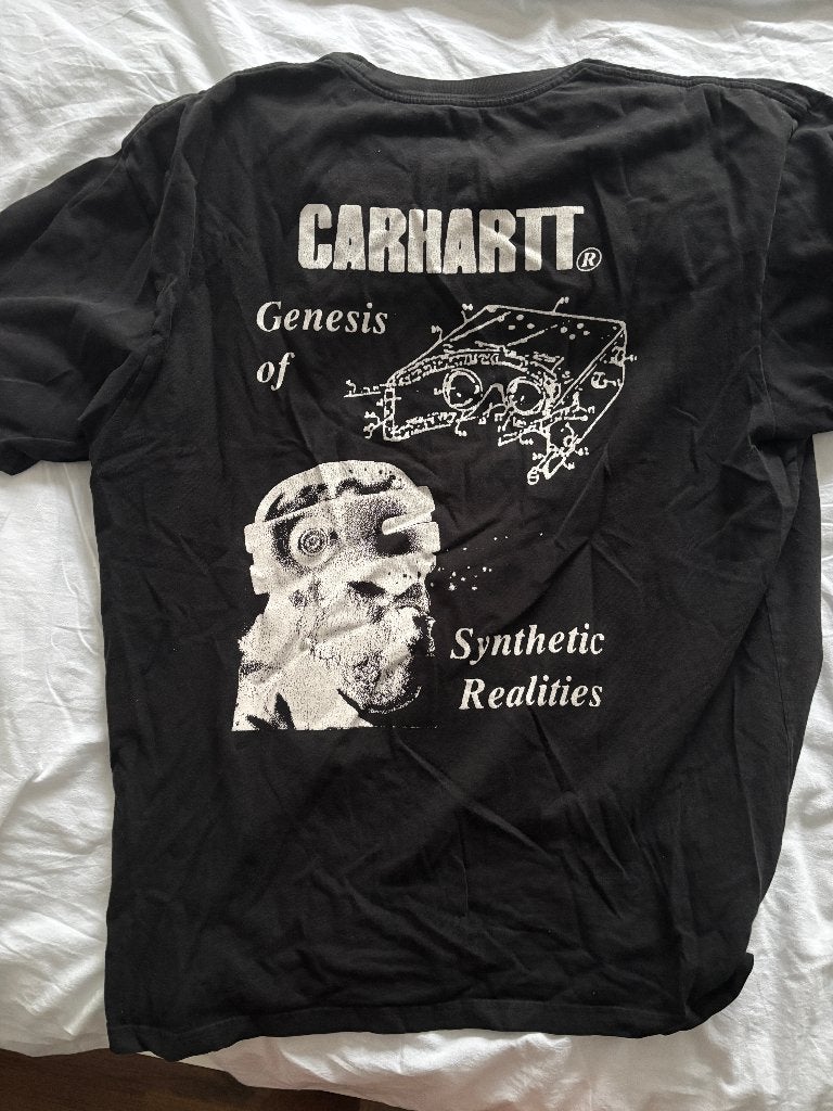 Carhartt T-shirt met backprint XL, Kleding | Heren, T-shirts, Zwart, Carhartt, Maat 56/58 (XL), Ophalen of Verzenden