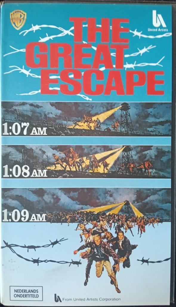 The Great Escape vhs, Vanaf 16 jaar, Ophalen of Verzenden, Zo goed als nieuw, Actie en Avontuur