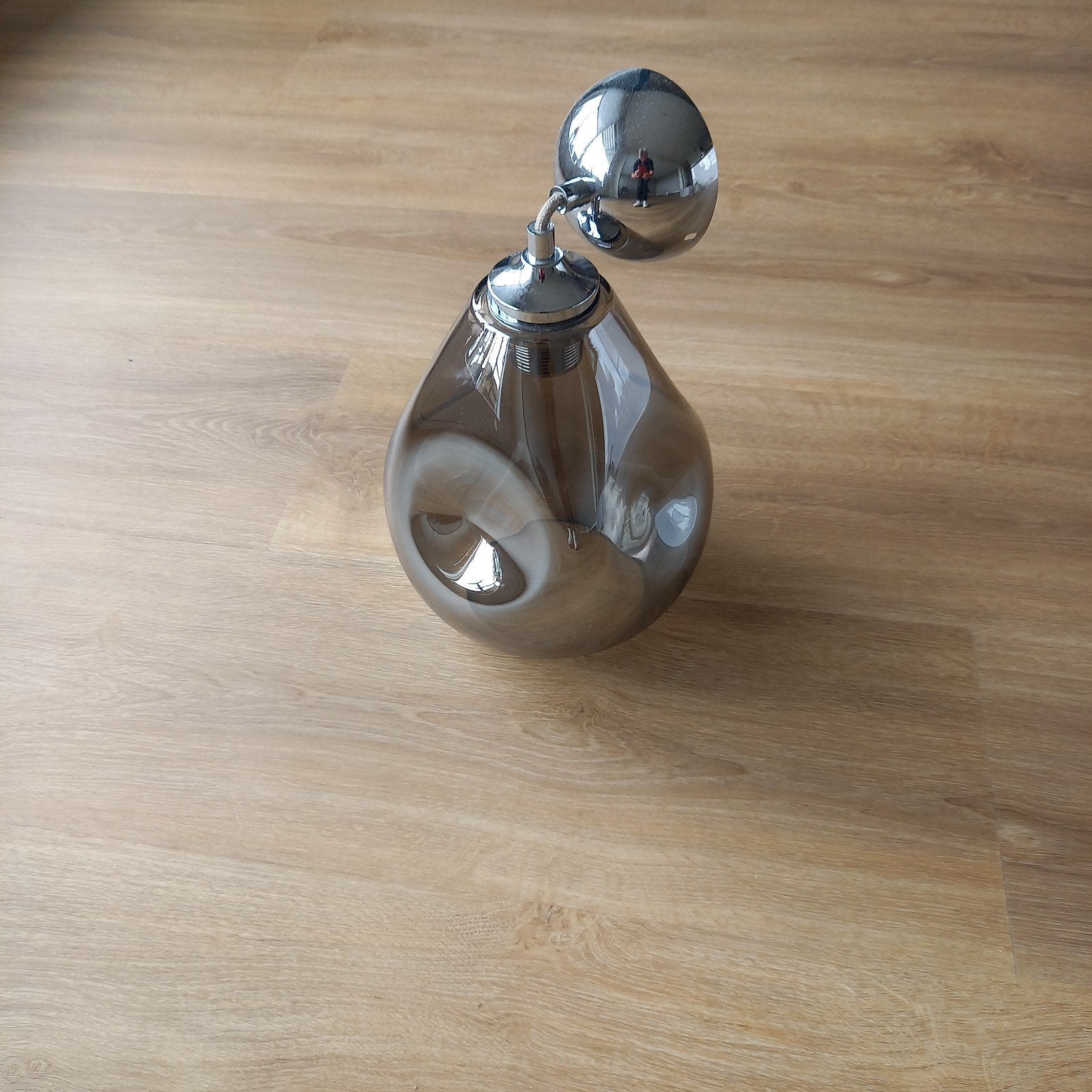 Glazen hanglamp, Ophalen