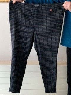Damesbroek Toni maat 54 katoen stretch donkergrijs, Ophalen of Verzenden, Zo goed als nieuw, Grijs, Broek of Spijkerbroek