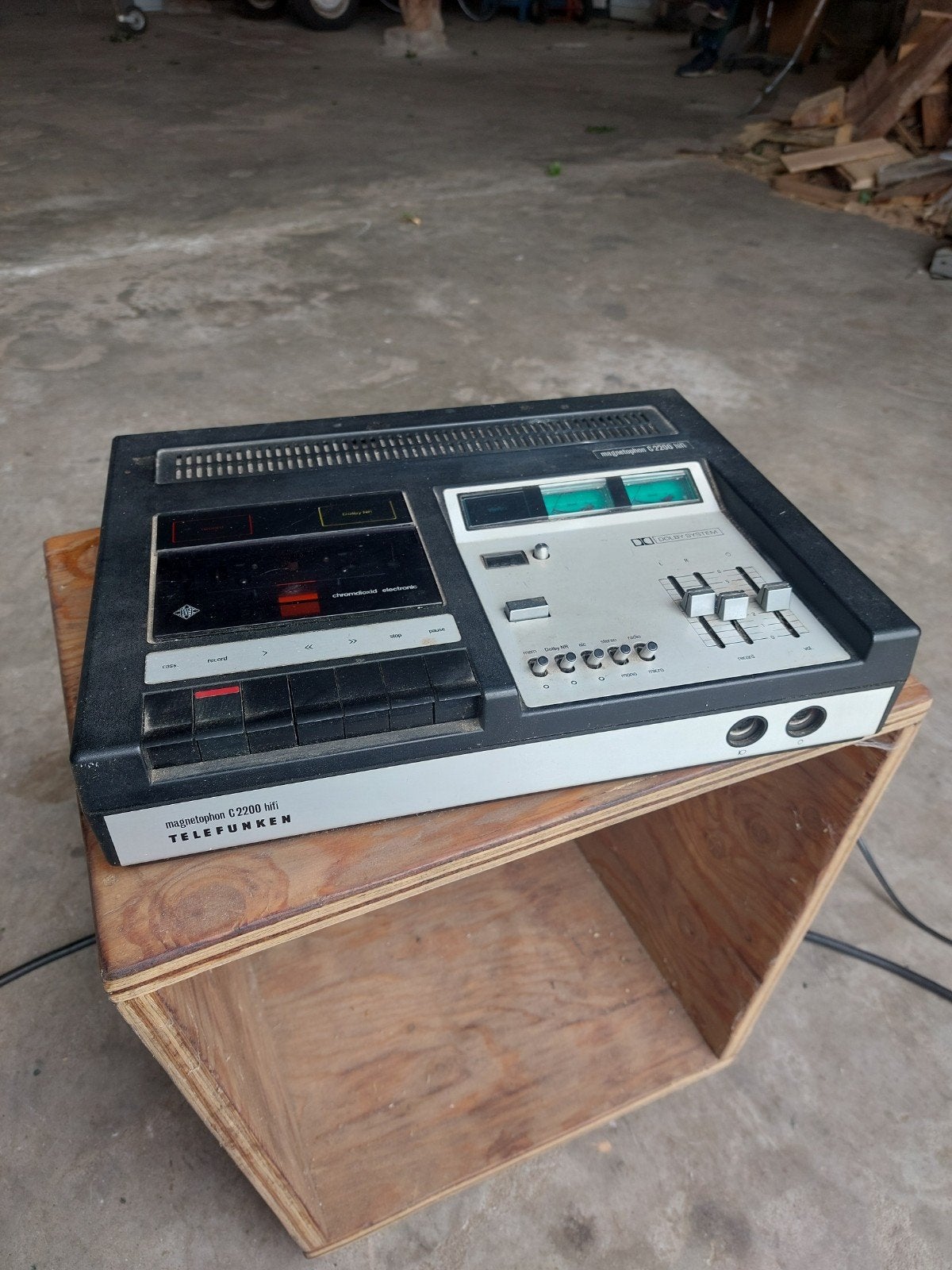 Telefunken Magnetophon C2200 Hifi Cassettedeck, Ophalen of Verzenden, Enkel, Overige merken